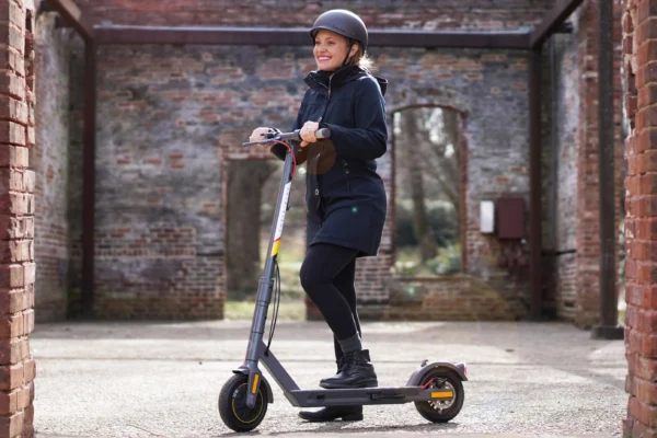 Shell RIDE electric scooter SR-5S with premium safety controls